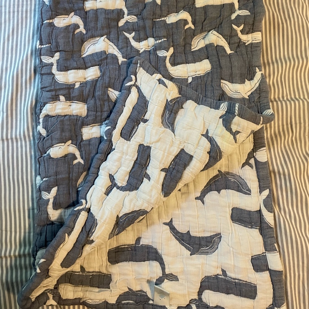 Target Cloud Island Whale Blanket